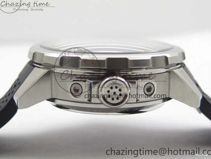 MIROTIME 0111 Aquatimer Chrono IW376803 V6F 1:1 Best Edition Blue Dial on Ruber Strap A Neat 7083